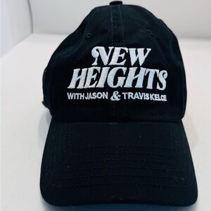 New Heights podcast black Baseball dad hat Cap